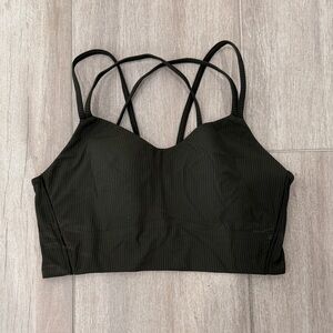 Lululemon Athletica Black Strappy Bra